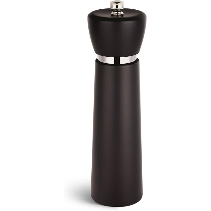 Набір з двох дерев'яних мельниць для солі та перцю з регульованою керамічною жорновою системою – з акціїї, висота 21 см