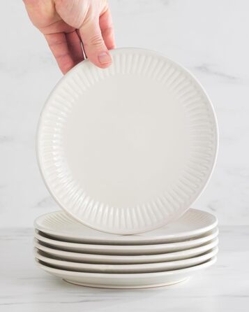 Набір чашок з кераміки Steingut Hygge для 6 осіб, бежевий колір. Стильний чайний та кавовий набір, TESTSIEGER