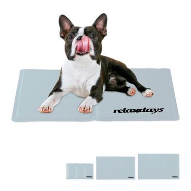 Relaxdays Cooling Mat for Dogs, Grey