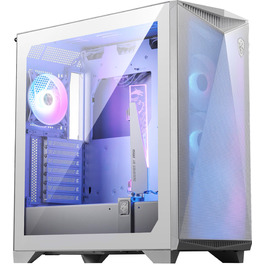 Корпус ПК MSI MPG GUNGNIR 300R Airflow White: Mid-Tower з загартованим склом, підтримка ATX/M-ATX/Mini-ITX, 4 x 120mm ARGB вентилятори, USB 3.2 Gen 2x2 Type-C