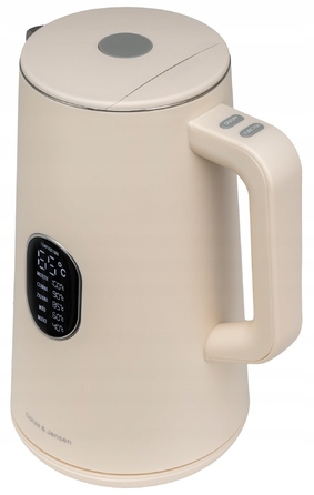 Електричний чайник Götze & Jensen KT940E Ecru, 1800 Вт, 1,5 л, бежевий/коричневий