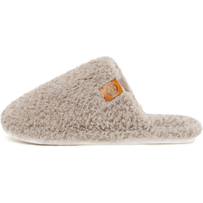 Домашні тапочки Dokela для жінок та чоловіків, м'які, з піною пам'яті, з штучним хутром, зручні, антиковзаючі, для дому, спальні (46/47 EU, Хакі)