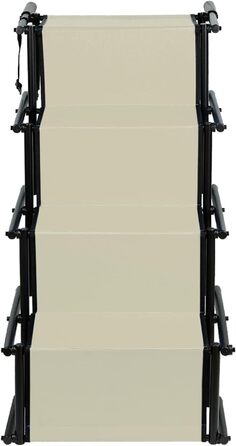 Рампа для собак Homewell - складана, до 70 кг, регульована, для малих, середніх та великих собак, легка у зберіганні (бежева)