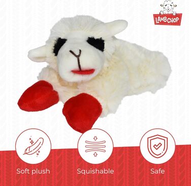 Іграшка для собак Multipet Lamb Chop Jumbo, плюшева, 61 см, офіційна ліцензія, біла