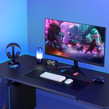 RedThunder Бездротовий Ігровий Набір Клавіатури та Миші, DE TKL Розкладка, 85 Клавіш, Перезаряджувана, Компактна, 7200DPI, для PC, Mac, PS5, Xbox (Біло-Чорний)