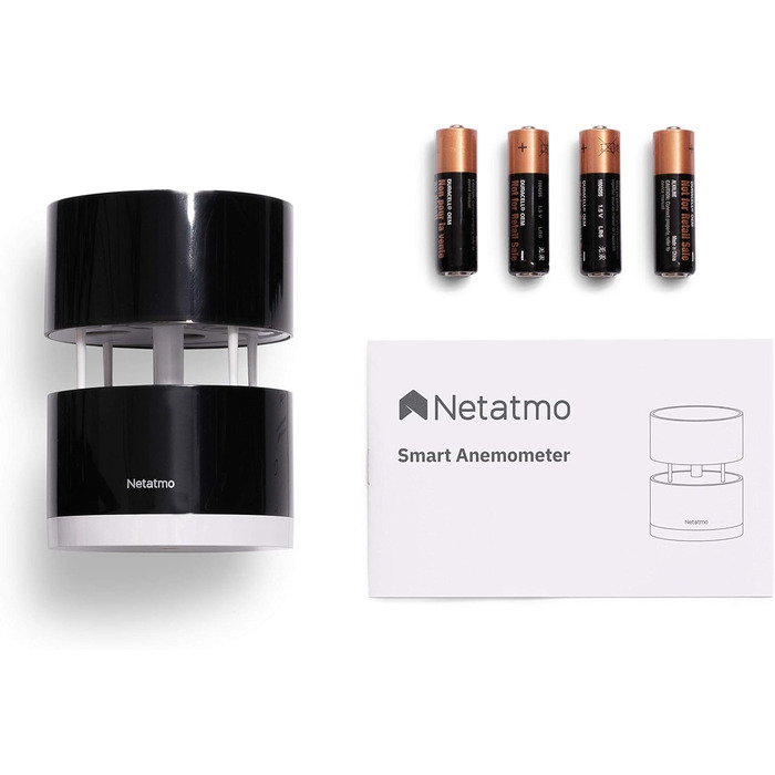 Netatmo Wind Meter for Netatmo Weather Station, black, NWA01-WW, 16 cm