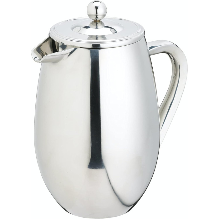 Френч-прес La Cafetière, подвійні стінки, нержавіюча сталь, 8 чашок, сріблястий