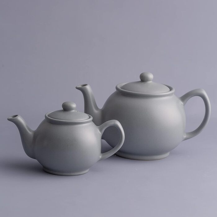 Price & Kensington Teapot made of stoneware, 110 cl, for Pastell (Grey, 6 cups)