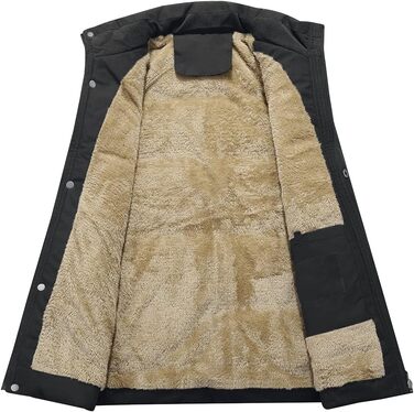 Чоловіча термо-кофта KEFITEVD для полювання та роботи, чорна, без рукавів