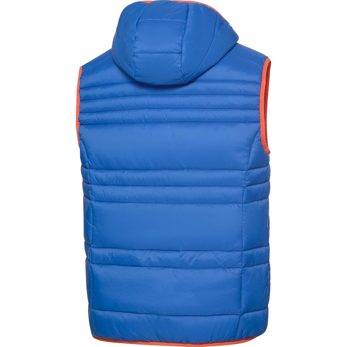 Чоловіча степкова жилетка NORDCAP, легка outdoor жилетка, тепла та вітронепроникна, спортивний гільє з капюшоном та кишенями на блискавці, розмір M-3 (L, Синій)