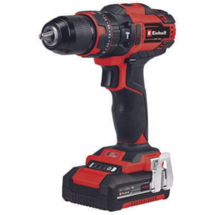 Ударний дриль-шурупокрут Einhell TE-CD 18/40 Li-i +64 (2x2,0Аг)