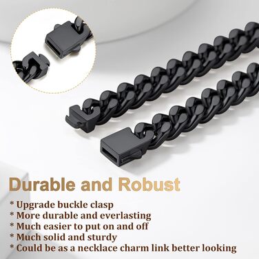 Чоловіча ланцюжок Panzerkette Miami з нержавіючої сталі Bestyle 19/21/23 см, 12.5 мм (з подарунковою коробкою)