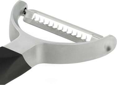 Овочечистка Microplane Profi Y пряма, нержавіюча сталь, для фруктів та овочів (Julienne)