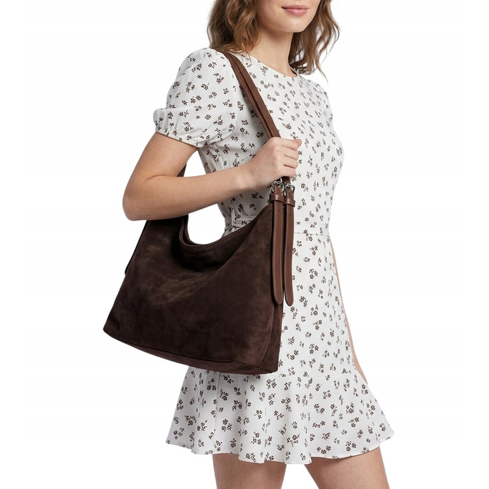 Сумка Terra Moda з екозамші, коричнева