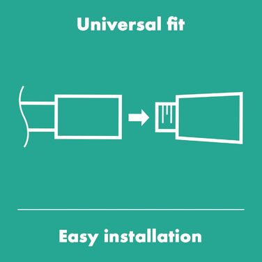 hansgrohe Pulsify Select S - Shower Set with Showerhead (3 spray patterns including PowderRain), Shower Hose (1.25 m) and Showerhead Holder, Matte Black, 24302670