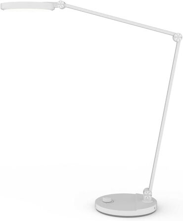 LED настільна лампа FeinTech LTL00121 з регулюванням яскравості та поворотним вимикачем (білий)