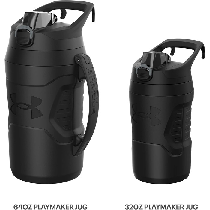 Пляшка спортивна термос Under Armour з ручкою, 907.2 г, чорна - для бейсболу, футболу та інших видів спорту, герметична