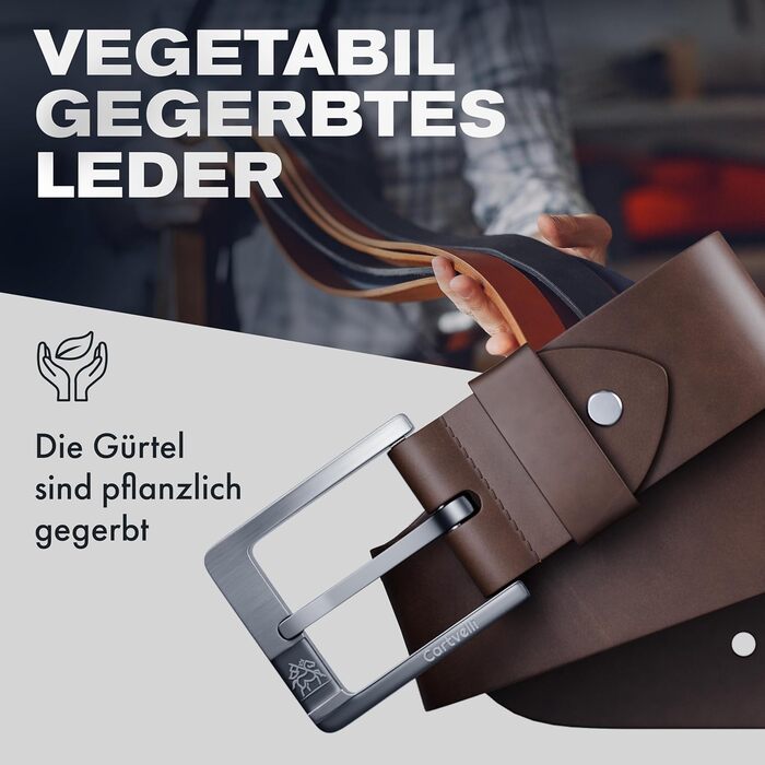 Чоловічий шкіряний ремінь преміум-якості, виготовлений у Німеччині, з подарунковою коробкою. Ремінь з натуральної шкіри, 40 мм, для джинсів, костюма, чинос, штанів. Колір: темно-коричневий. Загальна довжина: 115 см