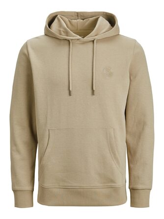 Чоловіче худі Jack & Jones JJ Basic OGO Sweat Hood Noos (XS, колір Crockery Tonal)