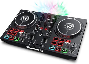 DJ контролер Numark Party Mix II з підсвіткою, 2 деки, вбудований мікшер, аудіоінтерфейс та Serato DJ Lite