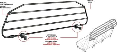 Відбійник для собак та тварин NORDRIVE N70052 Premium-Guard, сталь, 990x240 мм