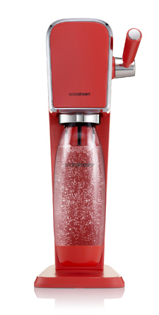 Сифонізатор для води SodaStream Art, червоний, 1 пляшка у комплекті