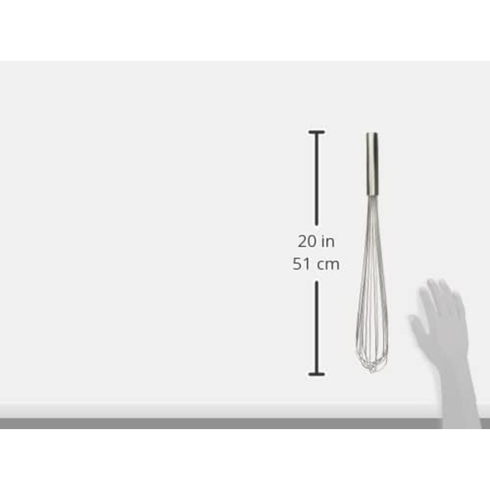 Віночок кухонний Agnelli Coix3601E60, нержавіюча сталь, сріблястий (50 см)