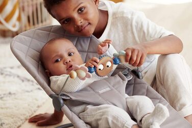 Іграшка для шезлонга BabyBjörn, Веселі очі, пастельні кольори