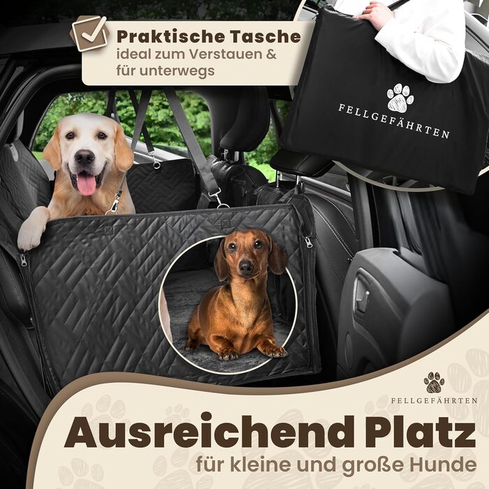 Захист для заднього сидіння авто для собак | М'яка та якісна захисна накидка на заднє сидіння автомобіля | Захист заднього сидіння від собаки