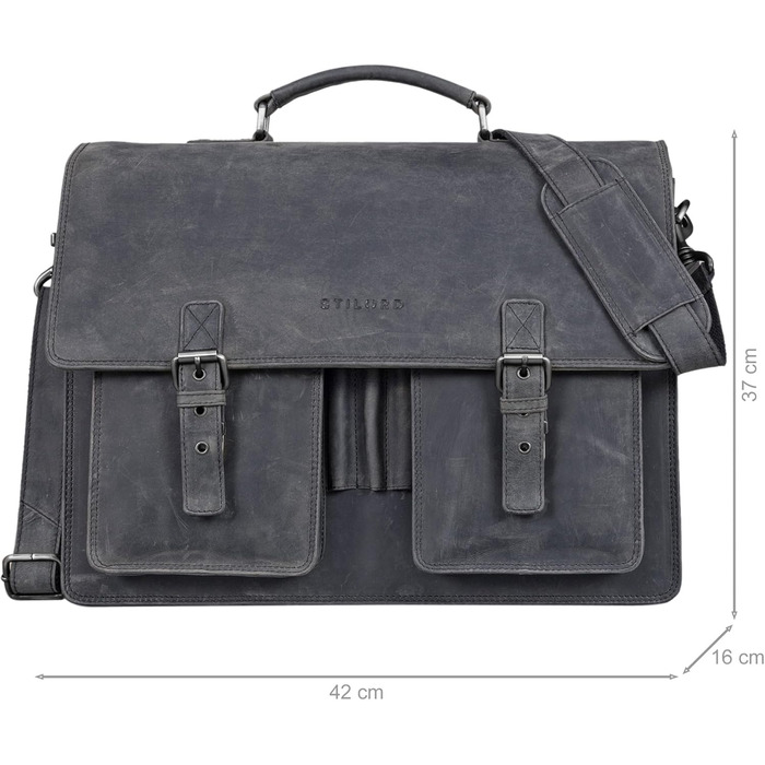 Сумка для ноутбука STILORD 'Anton' XL (15.6