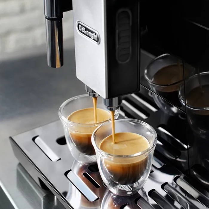 Ріжкова кавомашина De'Longhi Eletta Evo ECAM 46.860.B, 1450 Вт, чорна