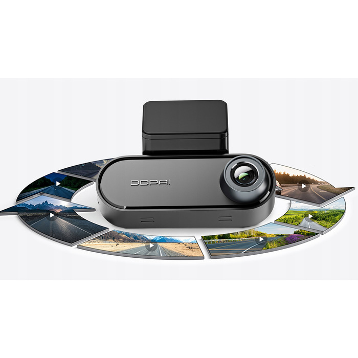 Автомобільний відеореєстратор Ddpai N5 Dual 4K UHD 140° з GPS та карткою пам'яті 128 ГБ