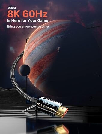 Кабель HDMI 2.1 JSAUX 8K Ultra High Speed (5м, 2 шт.) - 8K@60Hz, 4K@120Hz, eARC, HDR10, HDCP 2.2/2.3, для PS5/PS4/X-Box/UHDTV