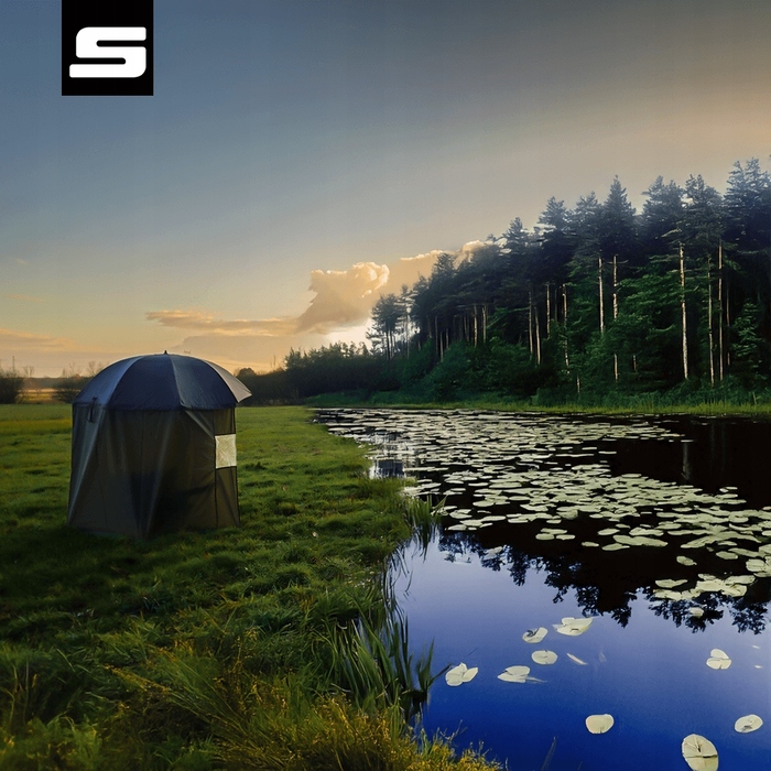 Водостійка рибальська парасолька з боковими стінками Sahido Fishing Shield Advanced 220