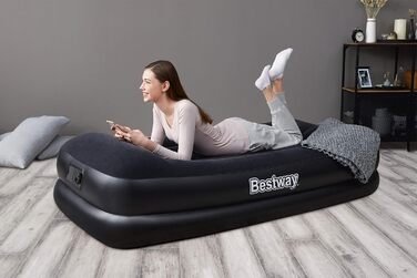 Надувний матрац Bestway Aeroluxe Airbed з вбудованим електронасосом, Queensize 203x152x46 см