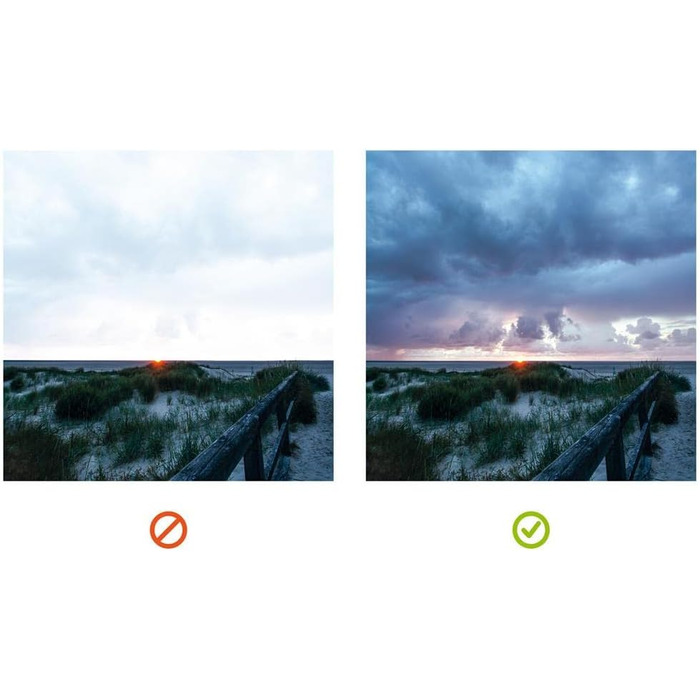 Фільтр Dörr Digiline Градієнт сірого, 2 ступені затемнення, ND 0.6X, з міцного Resin, безбарвний, з різьбою для передньої частини (58 мм)