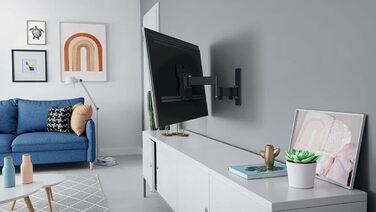 Кріплення для телевізора Vogel's Quick TVM 1225, поворотне, для телевізорів 19-43 дюймів, до 15 кг, кут повороту 120°, VESA 200x200, універсальне