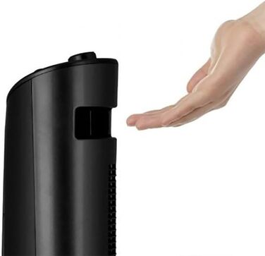 Турбовентилятор Orbegozo TW 0800 з таймером, відсіком для ефірних олій, 3 швидкості, поворотний, 60 Вт, чорний