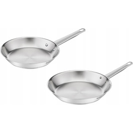 Набір сковорідок Tefal Professional 24/28 см, нержавіюча сталь, для індукційних плит