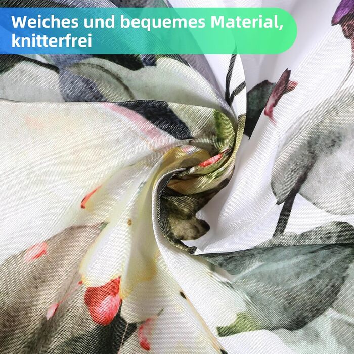 Шторка для душу текстильна з 12 гачками, водонепроникна, антигрибкова, 180x200 см, для ванної кімнати, зелена