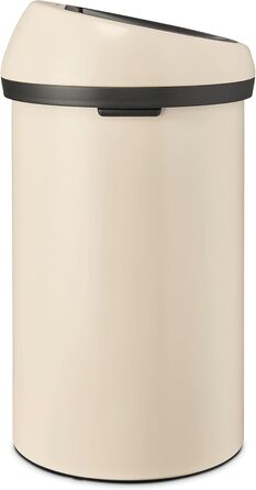 Відро для сортування сміття Brabantia з сенсорною кришкою, 60л, бежеве (2 внутрішні відра 10л/23л)