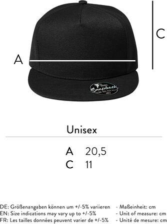 Кепка бейсболка унісекс Ähm nö - чорний колір, один розмір