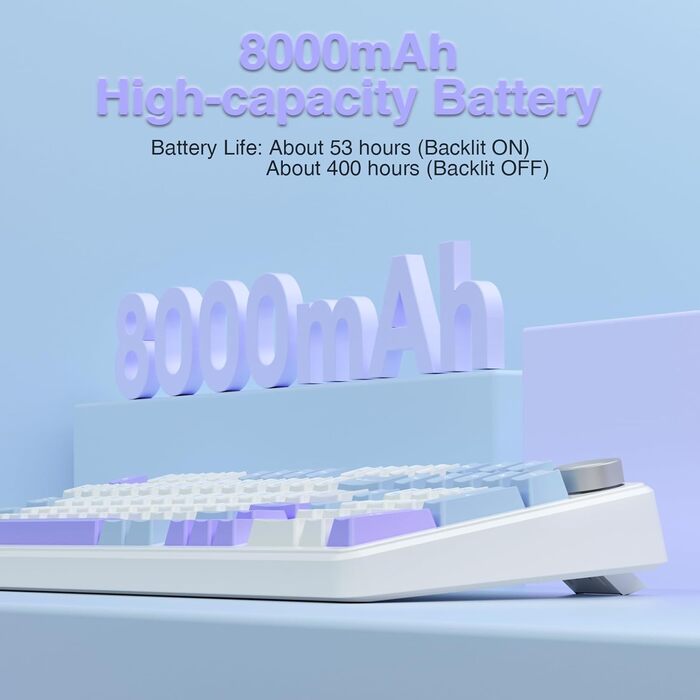 Механічна ігрова клавіатура AULA F99 Pro: RGB, Hot-swap, бездротовий 3-в-1, QWERTY