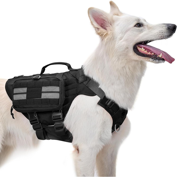 Futterbeutel OneTigris для собак (2 шт.) MOLLE система, 23,5x13x5 см, чорний