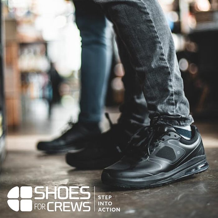 Чоловічі робочі кросівки Shoes for Crews Evolution II 41 EU – антиковзаюча підошва, комфорт, дихаючі, водонепроникні, для ресторану, кухні, офіціантів, кухарів, роздрібної торгівлі