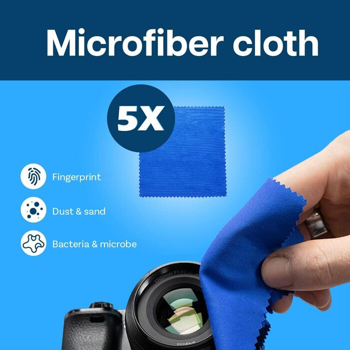 Набір для чищення сенсорів MMOBIEL 57 в 1 - для об'єктивів, сенсорів, камер DSLR (APS-C, Full Frame)