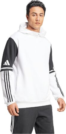 Чоловіча спортивна толстовка з капюшоном Adidas Squadra 25, біла, розмір XL