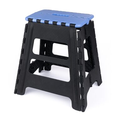 Складний стілець JOLLY Klapphocker - міцний, до 150 кг, для дітей та дорослих, для ванної, кемпінгу, саду та подорожей, компактний (52x33x4,5 см у складеному стані)