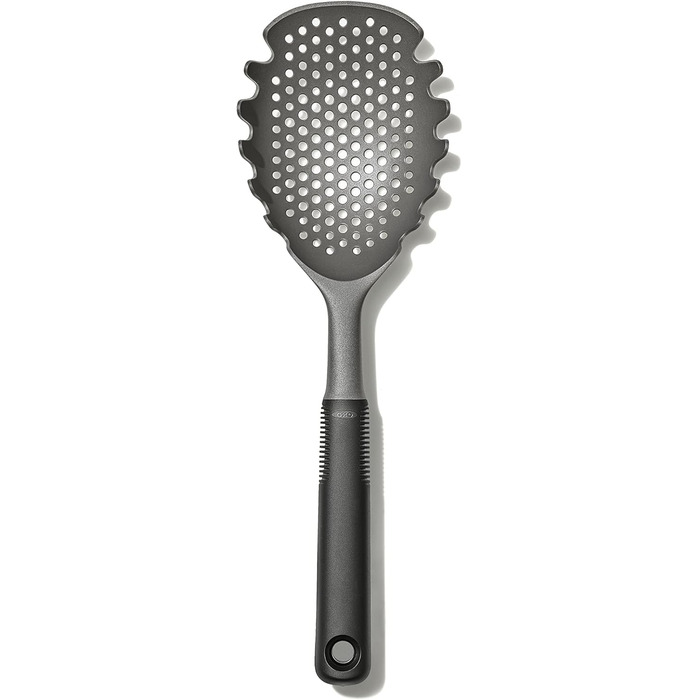 Сито для макаронів OXO Good Grips з ручкою, сіре