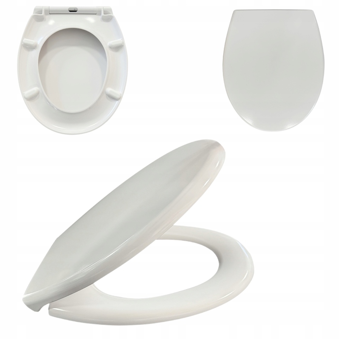 Сидіння для унітаза Rodeno Duroplast 222, білий duroplast
